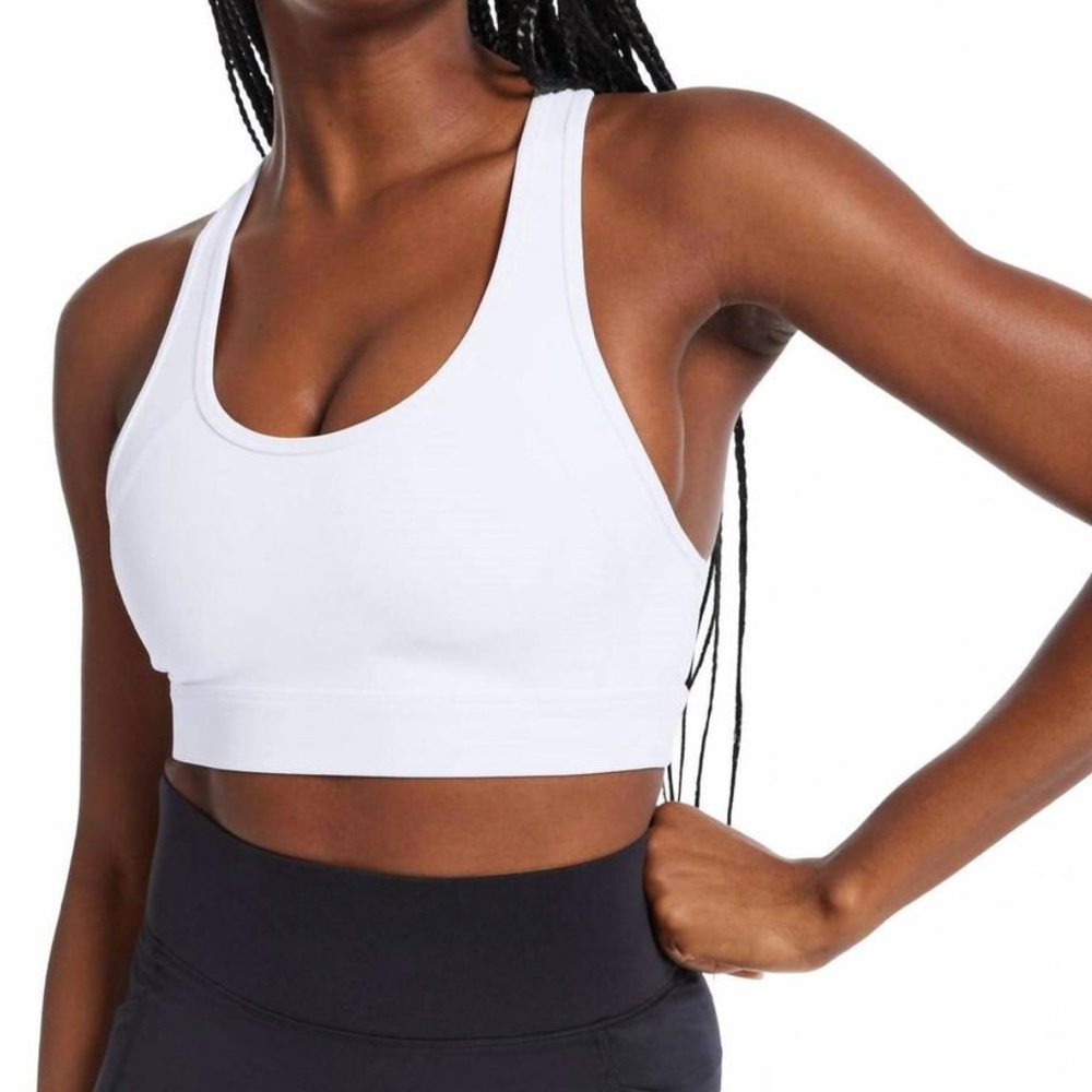 BANDIER White Sports Bra Size S Athletic Revolve Running Yoga Hiking